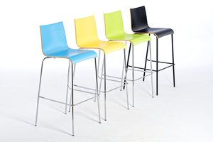 Für die Sitzschalen gibt es eine farbenfrohe Tonpalette